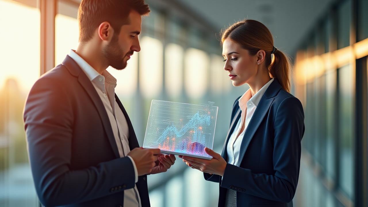 Profesionales colaborando en entorno tecnológico corporativo